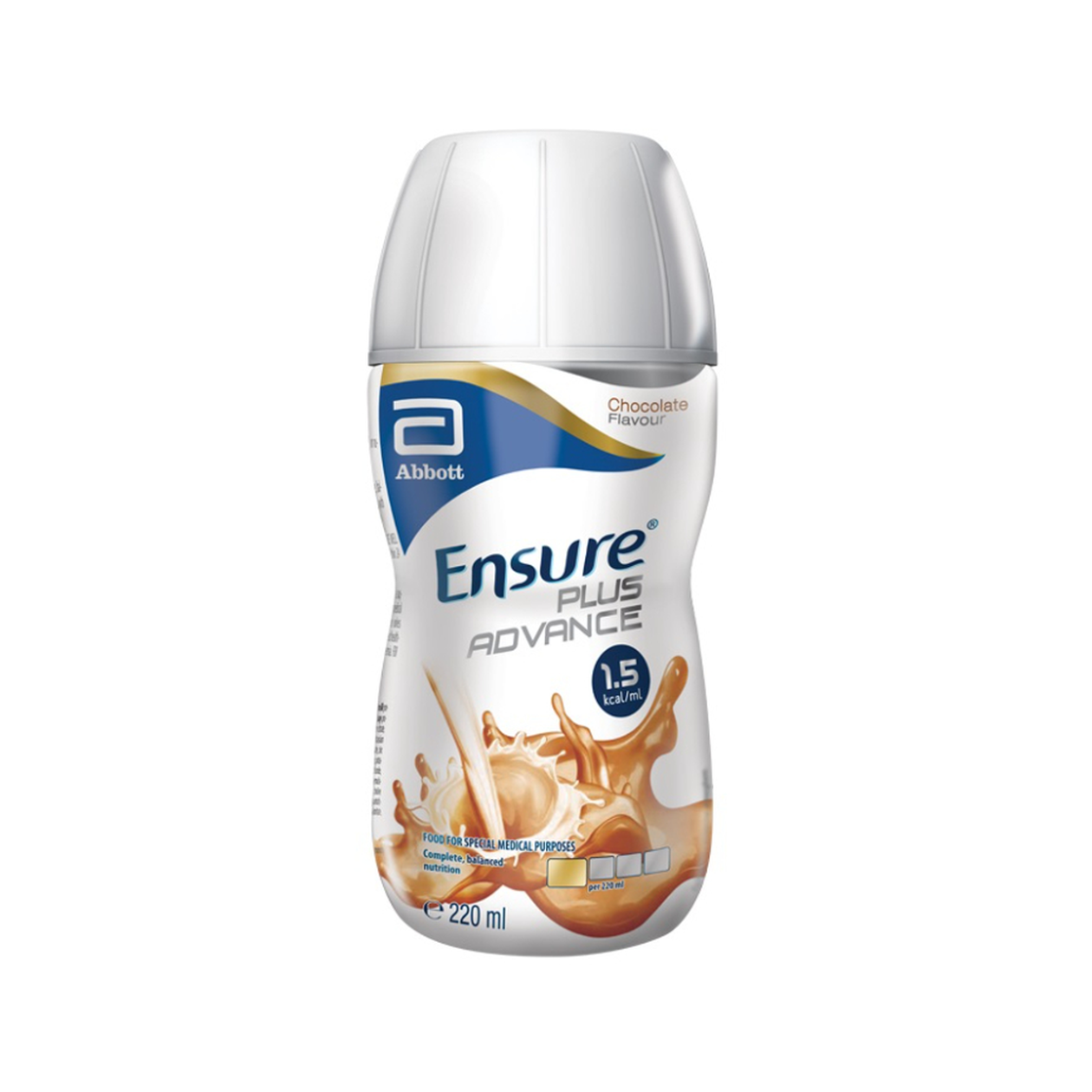 雅培1.5高能量加營素®HMB即飲裝 (朱古力味) 220毫升 x 24樽 (送貨產品)